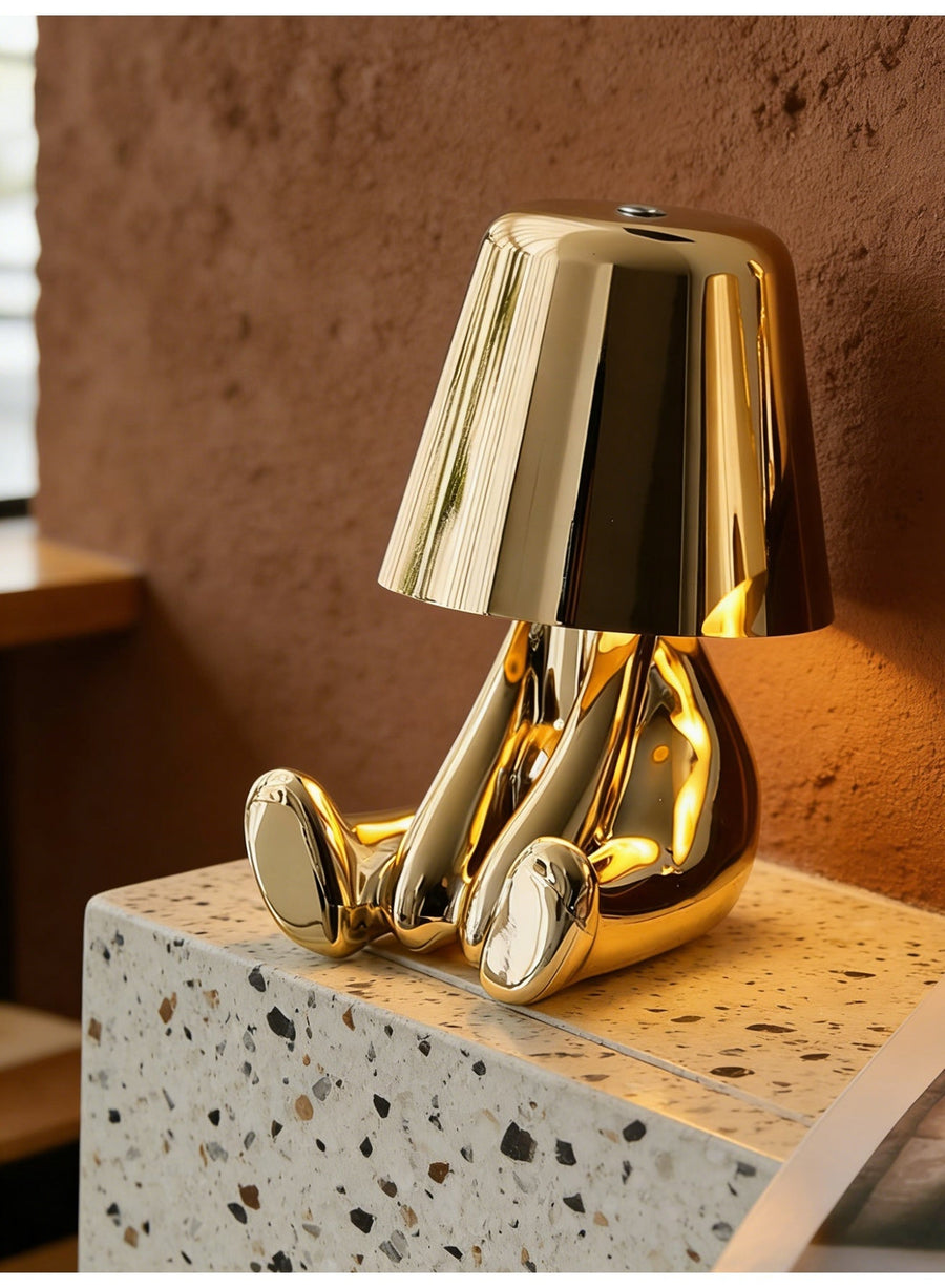 Little Golden Man Rechargeable Night Light
